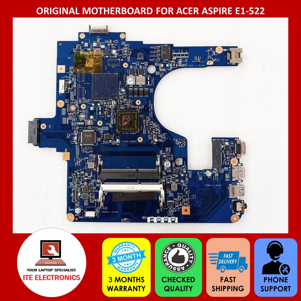 ACER ASPIRE E1-522 LAPTOP MOTHERBOARD EG50-KB 12253-3M 48.4ZK14.03M