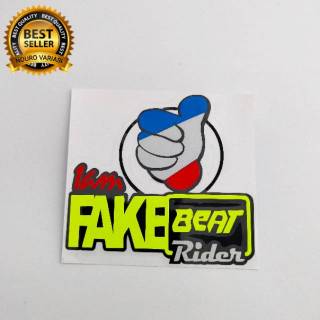 สติกเกอร์ ลาย Honda FAKE BEAT RIDER THAILOOK MOTAI คุณภาพดี