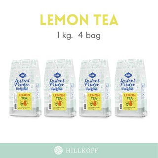 Hillkoff : Instant Lemon Tea : ชามะนาวปรุงสำเร็จชนิดผง ตรา ฮิลล์คอฟฟ์ ขนาด 1,000 g 4 ถุง