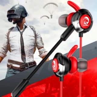 หูฟัง Yobo H1 หูฟัง 7.1 หูฟังเล่นเกมPubg Gaming in-ear