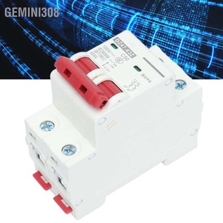 Gemini308 Dc เบรกเกอร์วงจร พลังงานแสงอาทิตย์ 2P 1000V 50A Dz47‐63Z C50