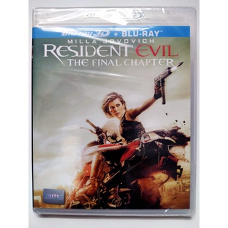 Resident Evil The Final Chapter 3D - 2D Blu-ray บลูเรย์ พากย์ไทย ซับไทย มือ 1