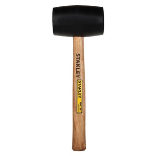 hammer WOODEN GRIP STANLEY RUBBER HAMMER Hand tools Hardware hand tools ค้อน ค้อนยาง ด้ามไม้ STANLEY 680 กรัม เครื่องมือ