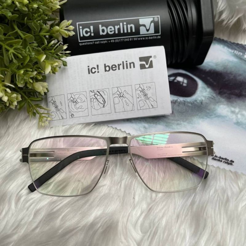 กรอบแว่น ic berlin thosri s. ic -0013 หมดสีดำสีเดียว
