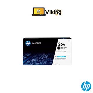 ตลับหมึกโทนเนอร์ สีดำ ของแท้ HP 26A