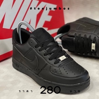 รองเท้า Nike Air Force 1 Low Triple Black 🔥⚠️🌵 GradeB รองเท้าสีดำล้วน