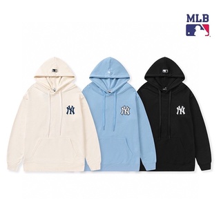 สินค้าพร้อมส่ง ! ใหม่ เสื้อฮู้ดดี้ แขนยาว ปักลาย MLB สไตล์คลาสสิก สําหรับผู้ชาย และผู้หญิง