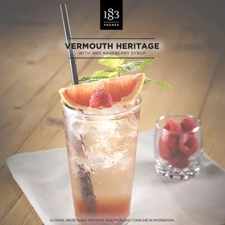 1883 น้ำเชื่อมกลิ่นราสเบอร์รี่ | RASPBERRY SYRUP 1000 ml. (SKU 1645)