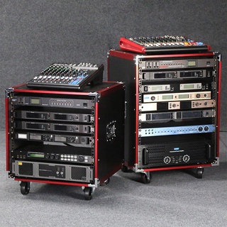 10U ตู้ 12u air box 16UKTV Professional ชั้นวางเครื่องขยายเสียงอุปกรณ์ตู้ 6u8u stage chassis