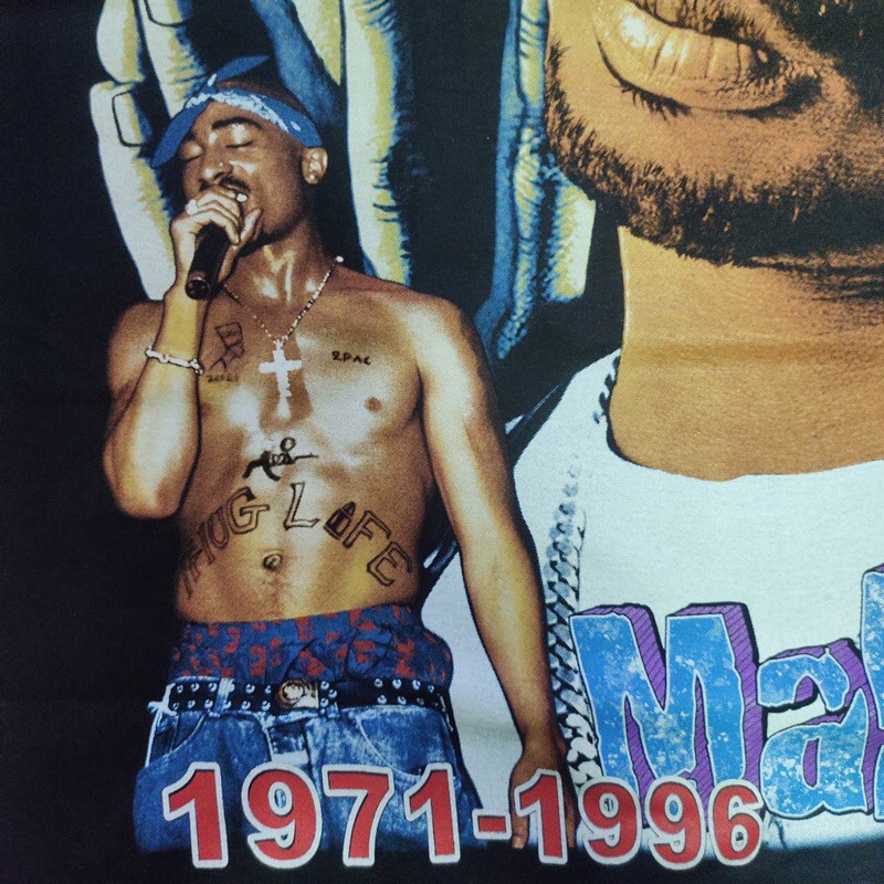 เสื้อวง 2Pac Hip Hop T-shirt เสื้อยืด 2Pac Tupac Rapper - burassakorn ...
