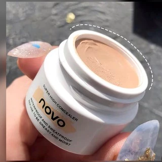 NOVO 5373 คอนซิลเลอร์เนื้อครีม คอนซีลเลอร์ปกปิดรอยดำรอยแดง รอยสิว ใต้ตาคล้ำ กันน้ำ ติดทน โนโว HD Bright Cream Concealer