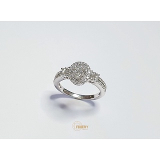 แหวน 18k. white gold 4.34กรัม