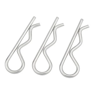 ปิ๊น ตัว R สแตนเลส 304 ปิ้น ตัวอาร์ M1 M2 M2.5 M3 M4 / Hairpin Cotter Snap R Pin SUS304