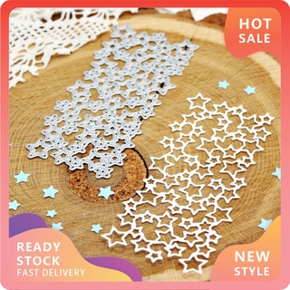 eydm  Carbon Steel Star Shape Scrapbook DIY Cutting Die Mold Scrapbook Paper Mould