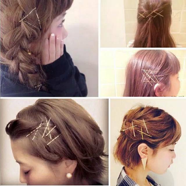 [Checkout RP100]LUCKY FASHION Fan Stick Hair Clip / Fan Stick Clip / Bentol Bun Stick Clip