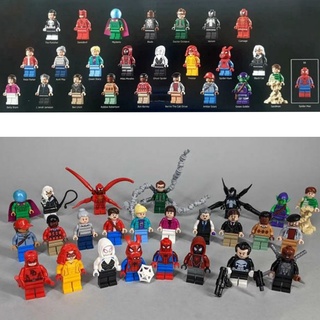 Spdierman ชุดของเล่นตัวต่อฟิกเกอร์ ขนาดเล็ก ของขวัญวันเกิด สําหรับเด็ก 25 ชิ้น