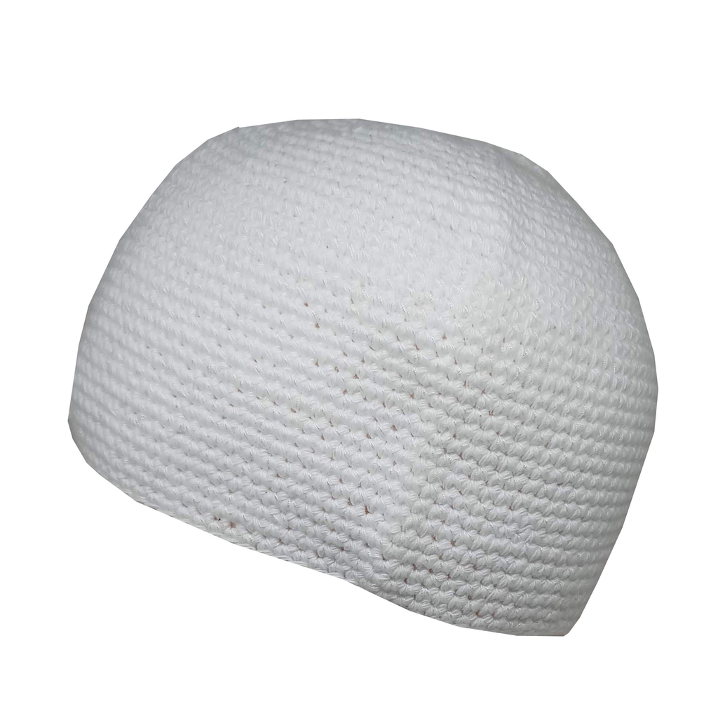 หมวกถักใส่ละหมาดสำหรับมุสลิมชาย amn025 กะปิเยาะห์อิสลาม เนื้อผ้าหนา สวมใส่สบาย ฟรีไซส์ ของขวัญวันอีด ใส่รายอ - รูปที่ 3