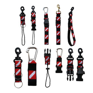 [H₂Sports&amp;Fitness] Scuba Diving Fin Mask Gear Holder Keeper Lanyard Strap with Safety Clip