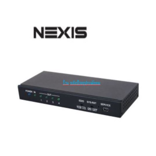 NEXIS ⚡️FLASH SALE⚡️ (ราคาโปรโมชั่น) HDMI SPLITTER 1×4 (4K/30HZ 444) รุ่น SP814 -ประกัน 3 ปี