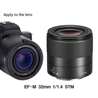 เลนส์ฮู้ด สําหรับกล้อง Canon ES - 60 EF -M 32 มม. F 1.4 STM dinghingxi1