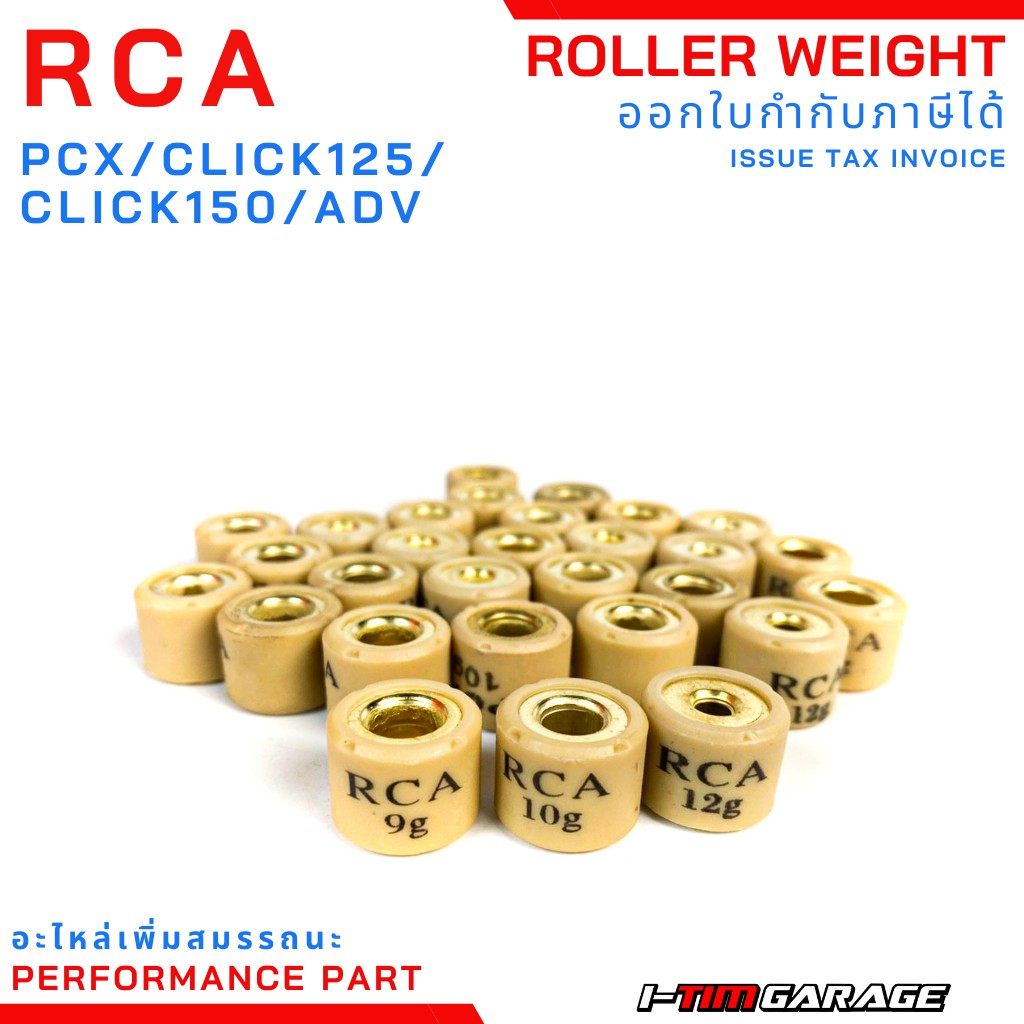 (RCA-PCX) เม็ดแต่ง RCA ตรงรุ่น PCX/CLICK125/CLICK150/ADV