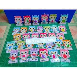 สื่อการสอน~นกฮูกจับคู่เศษส่วน