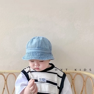 2025 🌼พร้อมส่ง♥️หมวกบักเก็ตยีนส์ หมวกเด็ก กันแดด เท๋ น่ารัก แฟชั่นเด็ก เด็กผู้ชายและเด็กผู้หญิง