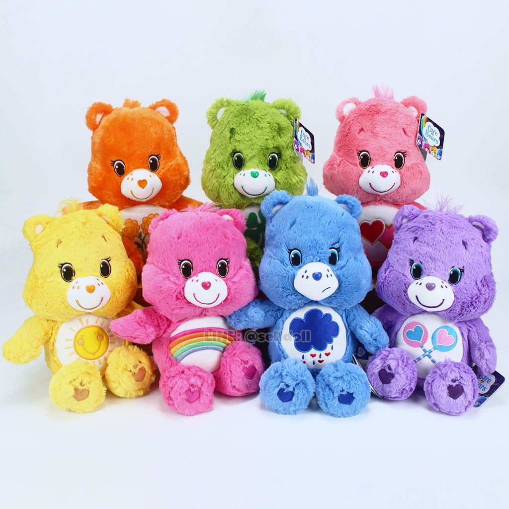 ตุ๊กตา Care Bears (ขนาด 25,45 cm) ลิขสิทธิ์แท้ / ตุ๊กตา แคร์แบร์ ตุ๊กตาหมี Care Bear Funshine Grumpy Cheer Share Bear
