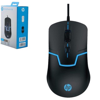 HP M100 USB WIRED OPTICAL SENSOR GAMING MOUSE 4 BUTTONS &amp; ADJUSTABLE 1000 - 1600DPI