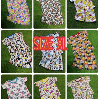 ชุดเด็ก เสื้อ+กางเกงลายน่ารักSize XL