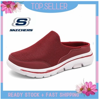 [พร้อมส่ง] *Skechers__go Walk Arch Fit รองเท้าแตะโลฟเฟอร์ ส้นแบน แบบสวม สําหรับผู้หญิง ผู้ชาย