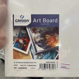 Canson Artboard Arche (กระดาษอาเช่) ขนาด 30*40cm บรรจุ 5 แผ่น