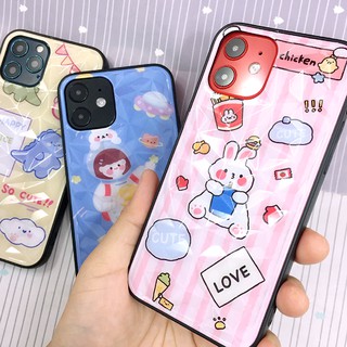 i7+/8+/11/12/12PROMAX SAMSUNG A02S/A12/A30S/A32/A42 เคสหน้าเงา เคสการ์ตูน เคสน่ารัก