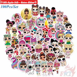 100Pcs/Set ❉ LOL Suprise Dolls Series A สติ๊กเกอร์❉ Cartoon DIY Fashion Mixed Waterproof Doodle Decals สติ๊กเกอร์