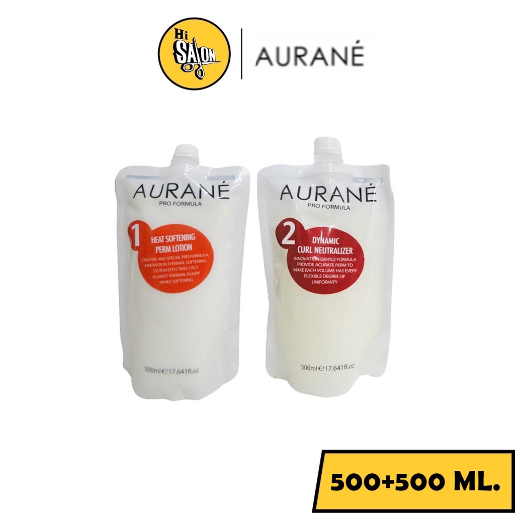 ครีมดัดผม Aurane Dynamic Curl Perm Neutralizer 500 ml. ออเรน ครีมดัดผม Aurané (1.ส้ม-2.แดง)