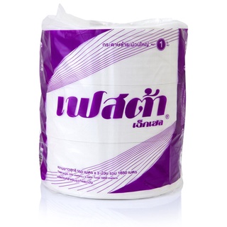 กระดาษชำระม้วนใหญ่  เฟสต้า TS-R-I-11600 สีขาวขุ่น 550 ม.  กระดาษทิชชู  Large roll of toilet paper Festa TS-RI-11600 opaq