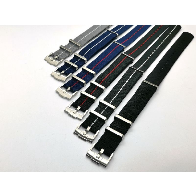 สายนาฬิกา​นาโต้ parachute elastic​ สายมีความยืดหยุ่น​ ให้ความกระชับที่ดีกว่า​ แค่เปลี่ยน​ก็​ดู​เปลี่ยน​