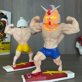 ฟิกเกอร์กันดั้ม Amuros RX-78-2 (LED Muscle Ver.) 18 ซม. ขนาดใหญ่ Amuro·Ray Mobile Suit Gundam MSG Anime Series Funny Type พร้อมกล่อง รุ่น RX-78