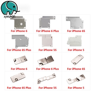 ตัวยึดแบตเตอรี่ หน้าจอ Lcd แบบโลหะ สําหรับ iPhone 6 6S Plus 5 5S SE 5C 5 ชิ้นต่อล็อต