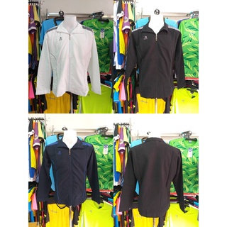 SALE เสื้อแจ๊คเก็ต-แทร็คสูท ตัดต่อ BCS SPORT T412 ดำ L / ขาว 3L