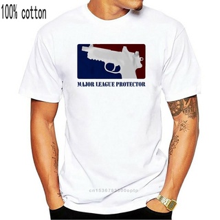 ขายดี เสื้อยืดแฟชั่น พิมพ์ลาย Major League Protector 2nd Amendment NRA Pistol Tactical 2021