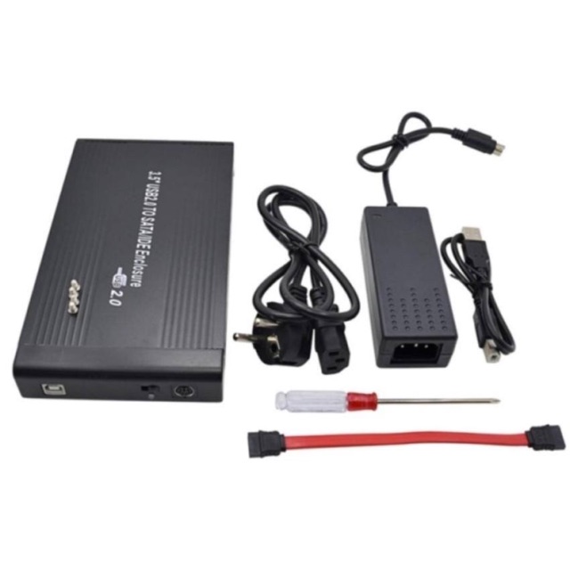 ลดราคา BOX 3.5 usb 2.0 sata +sata hdd #สินค้าเพิ่มเติม สายต่อจอ Monitor แปรงไฟฟ้า สายpower ac สาย HDMI