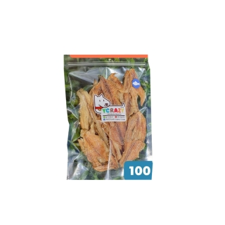เนื้อปลาอบแห้ง ขนมหมา 100 กรัม ปลานิลอบแห้ง ขนมแมว