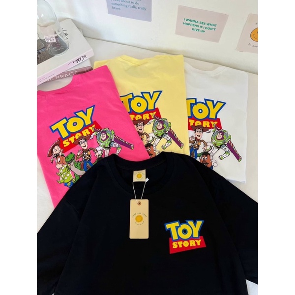 [พร้อมส่ง] ✅ TOY STORY เสื้อยืดโอเวอร์ไซส์ ผ้า Cotton 100 % ป้าย TAKE ALL SHOP