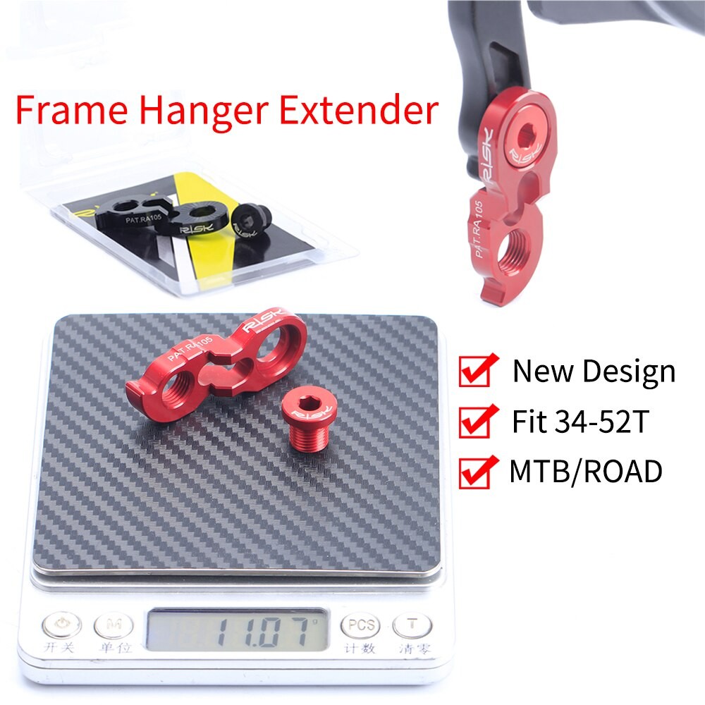 Risk อะแดปเตอร์ต่อตีนผีจักรยาน Rear Derailleur Hanger Extender Kit Bike - รูปที่ 3