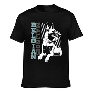 เสื้อยืดพิมพ์ลายเสื้อยืดเสื้อยืดแขนสั้น พิมพ์ลาย Belgian Malinois Dog Lovers สําหรับผู้ชายS-4XL