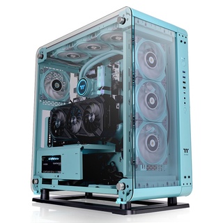 THERMALTAKE Core P6 TG Turquoise Tempered Glass Turquoise Mid Tower Chassis CA-1V2-00MBWN-00