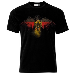 [S-5XL]เสื้อยืด ลาย German Eagle Germanye