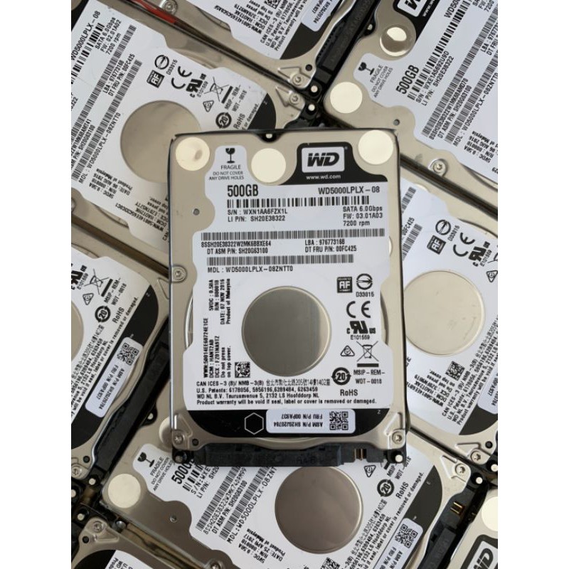 (สอบถามสินค้าก่อนสั่ง) HDD Notebook WD Black  500 GB