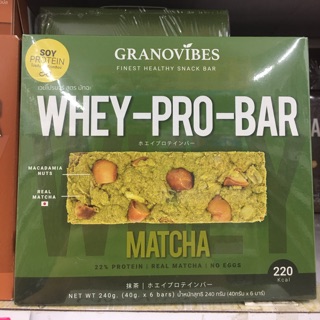 whey-pro-bar ของGranovibes รสcinnamon รสmatcha